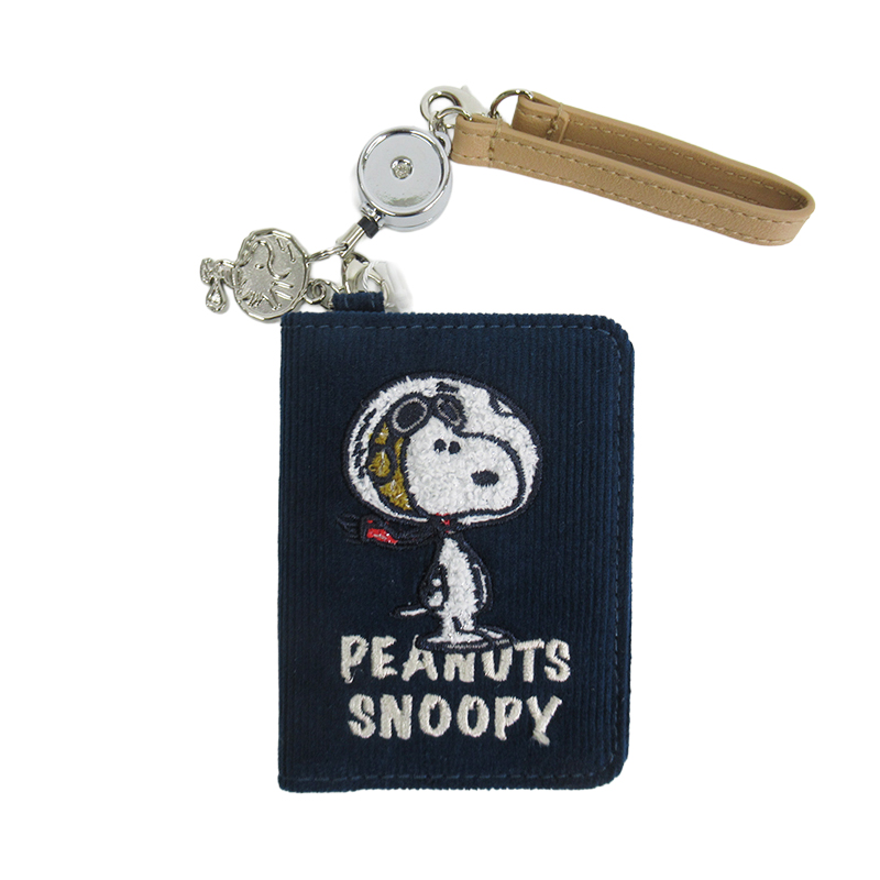 PEANUTS アストロ ラメ サガラ オープンパスケース